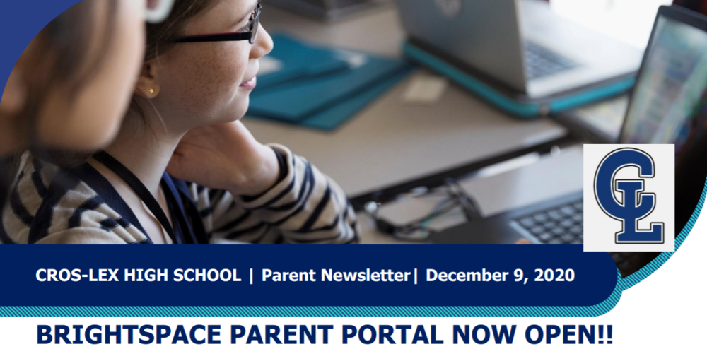 Dec 2020 Newsletter Brightspace Parent Portal