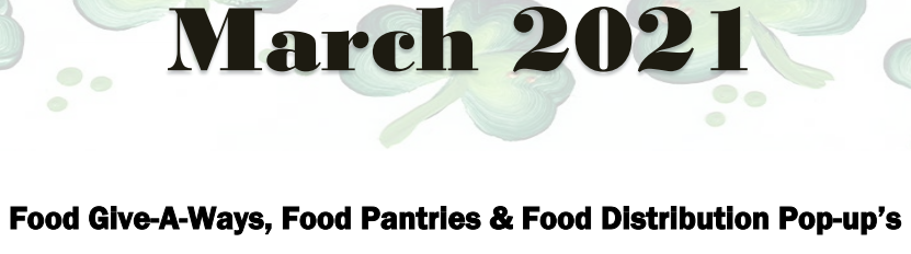 March 21 Area Food Give-A-Ways