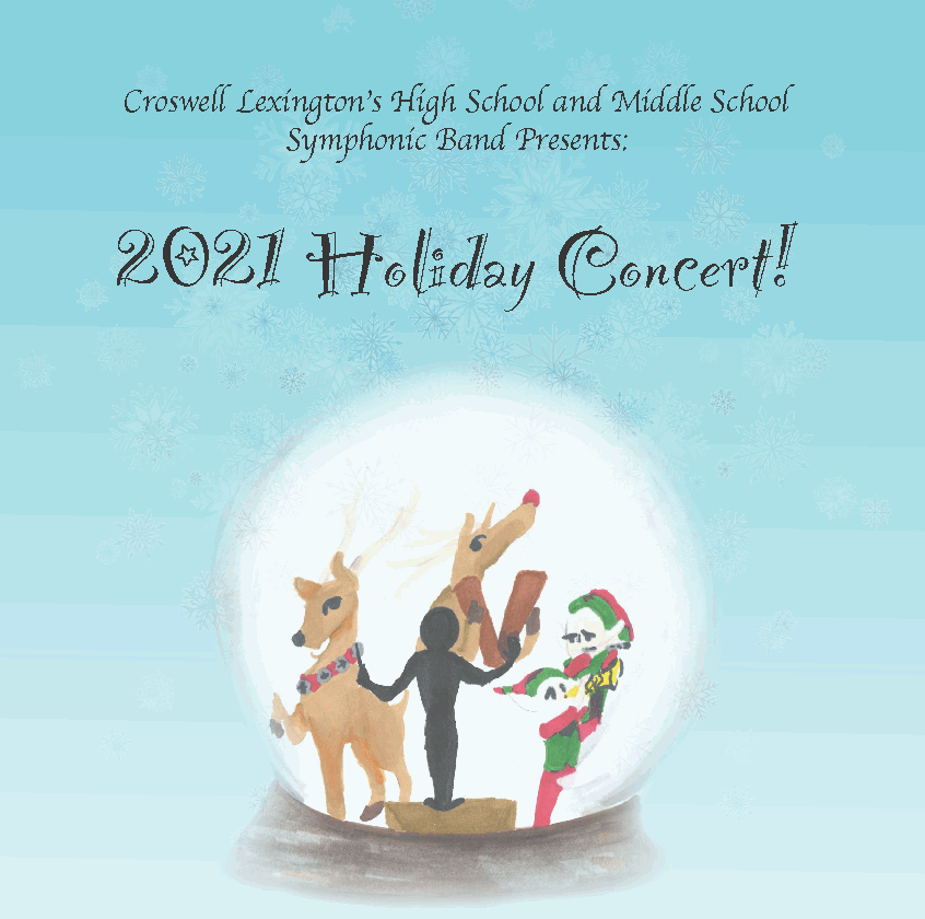 Snow globe with north pole characters in it