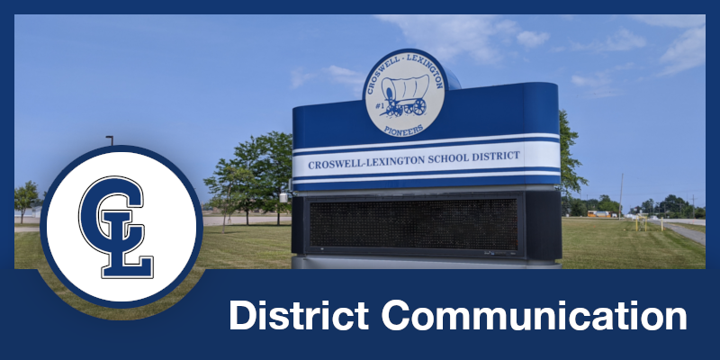 December 1, 2020 District Communication