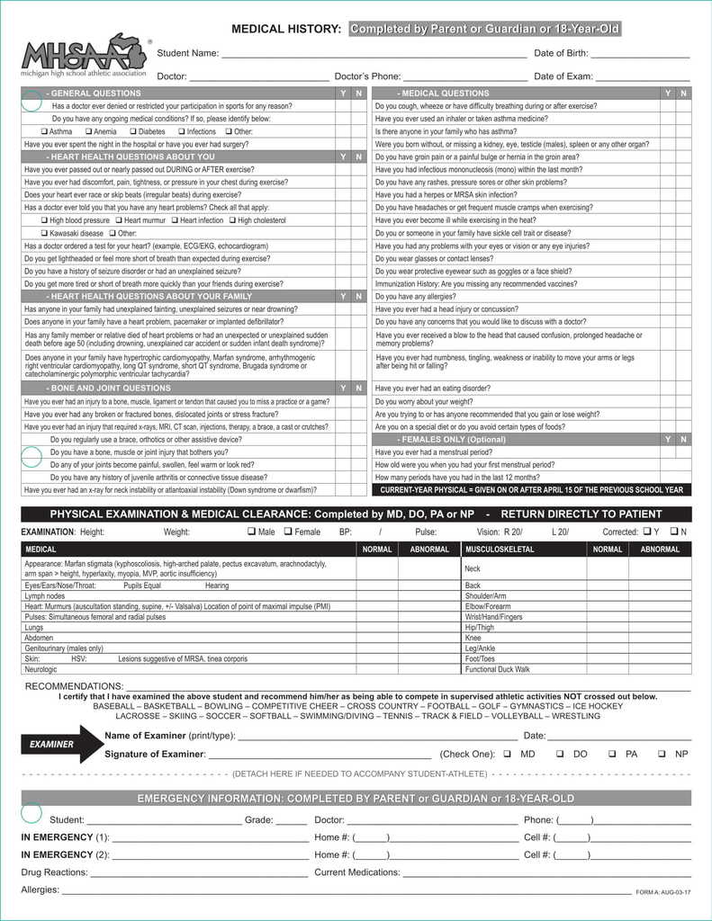 Physical pg. 1