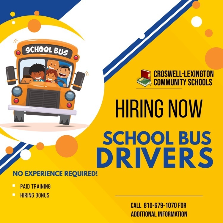 Now Hiring School Bus Drivers