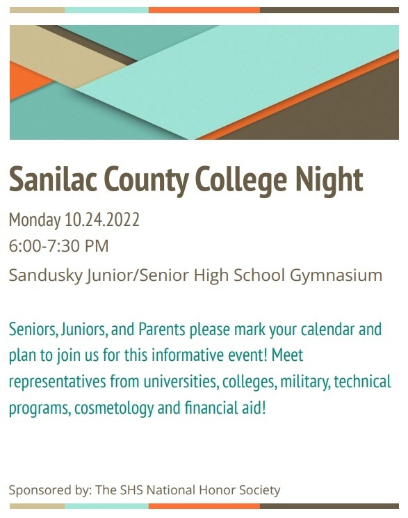Sanilac County College Night