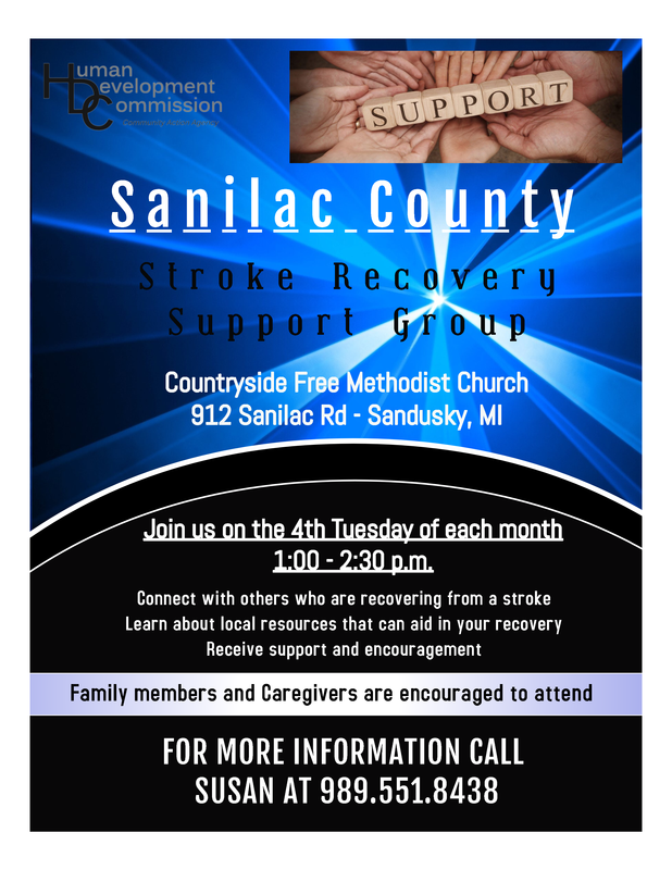 SANILAC STROKE RECOVERY GROUP